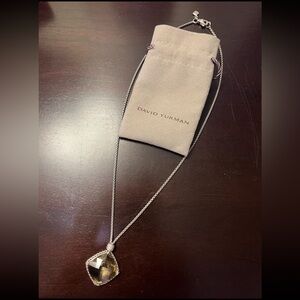 David Yurman Citrine Pendant Necklace